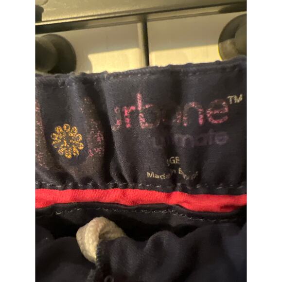 Urbane Ultimate Women’s Navy 2‑Pocket Stretch Scrub Pants – Size Large Straight - Picture 3 of 4